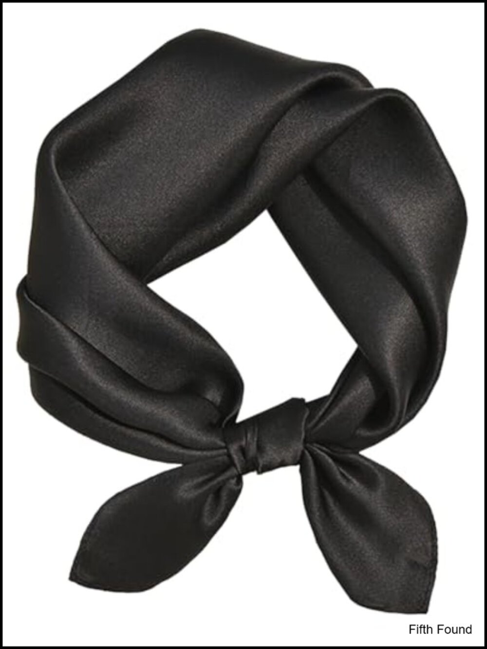 Solid Polyester Satin Square Fashion Scarf, Headwrap, Bandana 23.6"